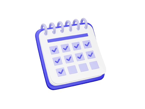 calendar with checklist date schedule 3d icon 107791 15691 removebg preview