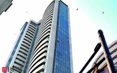 Equity benchmark indices fall ahead of RBI policy review, ET BFSI