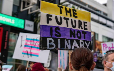 How do languages with grammatical gender handle non-binary people?