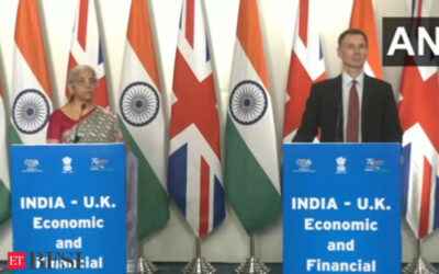 India, UK for early conclusion of free trade pact, BFSI News, ET BFSI