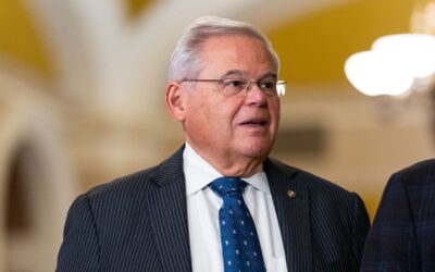 Prosecutors hold press conference on Menendez indictment