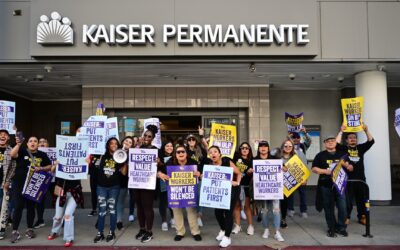 Kaiser Permanente workers strike for second day over health-care staffing