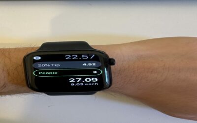 How to use Apple Watch to calculate tip and split the check