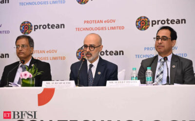 Protean eGov Technologies IPO to open on Nov 6; Sets price band at Rs 752-792/share, ET BFSI