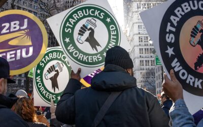 Starbucks workers file labor complaints as union goes on strike