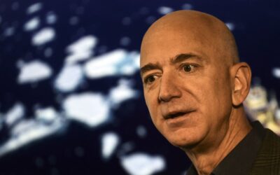 Jeff Bezos plays down AI dangers and says a trillion humans could live in huge cylindrical space stations