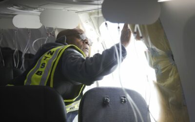 Bolts appeared missing from Alaska Air plane