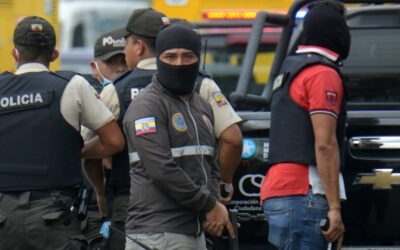 Ecuador TV studio taken over live on air by masked people brandishing guns