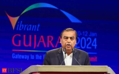 Reliance chairman Mukesh Ambani unveils five commitments to make Gujarat a global leader, ET BFSI