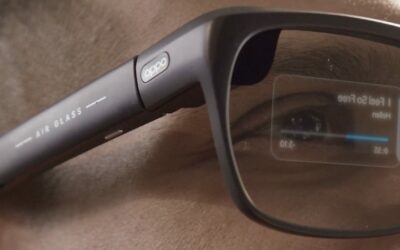 Augmented reality glasses with AI voice assistant