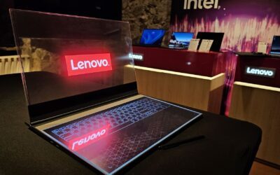 China’s Lenovo shows off a laptop with a see-through screen