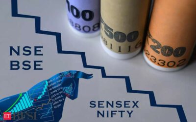 Sensex ends flat, Nifty retreats from record high; TCS, SBI among laggards, ET BFSI