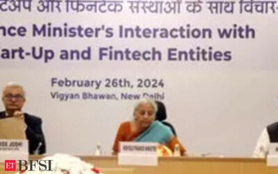 Sitharaman exhorts RBI to hold monthly meetings with startup, fintech firms, ET BFSI
