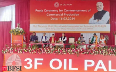 India’s first oil palm processing unit commences operations in Arunachal Pradesh under Mission Palm Oil, ET BFSI