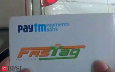 NHAI asks Paytm FASTag users to switch to other bank FASTags before deadline, ET BFSI
