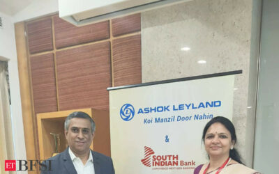 Ashok Leyland signs MOU with South Indian Bank for dealer financing, ET BFSI