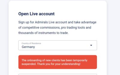 Exclusive: Admirals halts onboarding of clients in the EU