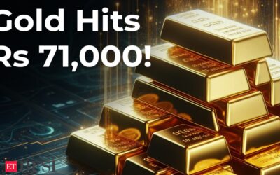 Gold hits record high of Rs 71,000 for the first time; silver price surges to record highs, ET BFSI