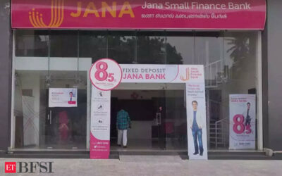 Jana Small Finance Bank shares surge 19%, hit 52-week high post Q4 results, ET BFSI