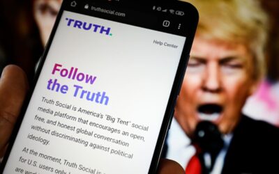 Trump tries to boost support for Truth Social as his media stock tanks