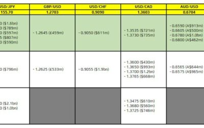 FX option expiries for 20 May 10am New York cut