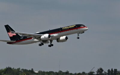 Trump jet clipped parked plane after landing in Florida, FAA says