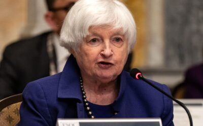 European banks in Russia face ‘awful lot of risk’, Yellen says