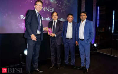 RBI wins ‘Risk Manager of the Year’ award by London’s Central Banking publication, ET BFSI