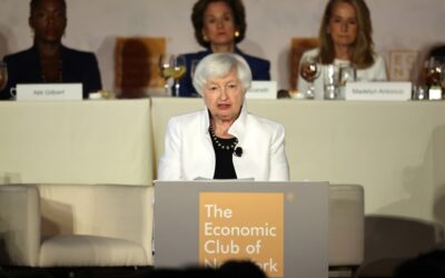 Yellen says ‘tax cuts for those at the top’ and deregulation don’t deliver broad-based prosperity