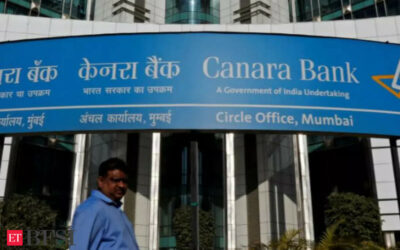 Canara Bank MD hands Rs 1,838 cr cheque to FM Nirmala Sitharaman, ET BFSI