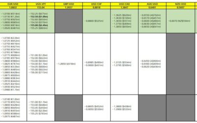 FX option expiries for 31 July 10am New York cut