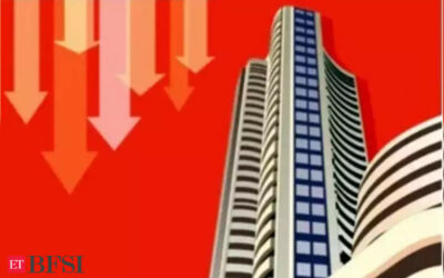 Indian shares drop on profit booking, banks’ drag, ET BFSI