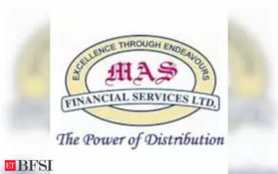 MAS Financial Reports 24% Growth in AUM & 26% in PAT in Q1FY25; Consolidated AUM Crosses Rs. 11,000 Crores, ET BFSI