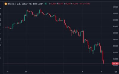 Mt Gox and German cops hit Bitcoin lower, under US$56K