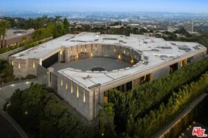 Out of this world concrete fortress in Beverly Hills for sale by