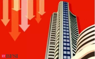 Sensex falls over 300 pts as RIL & bank stocks tumble, Nifty below 24,400, ET BFSI