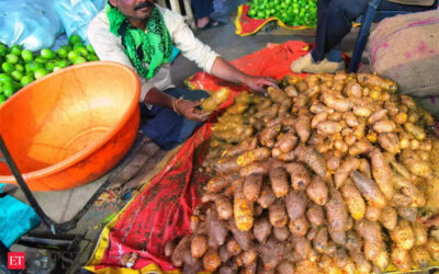 Finance Ministry’s monthly economic review sees food inflation falling in coming months on rain bounty, ET BFSI