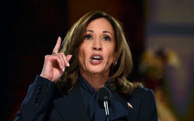 Harris says Trump ‘wants to be an autocrat’ in acceptance speech