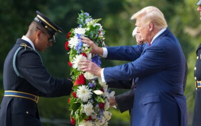 Trump Arlington Cemetery incident ‘pretty sad,’ Harris campaign says