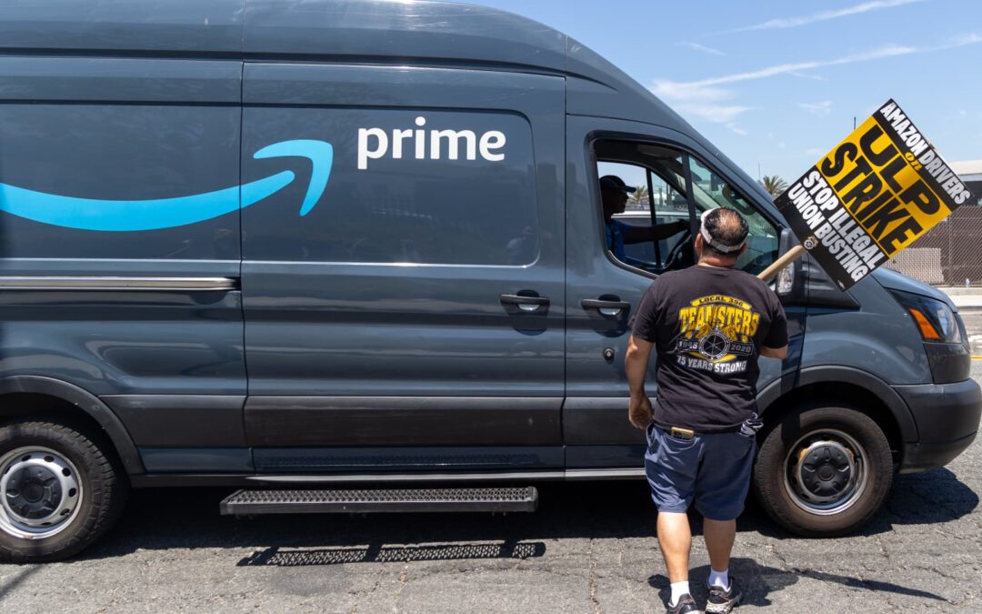 Amazon is ‘joint employer’ of some delivery drivers, NLRB says