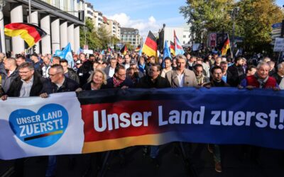 German far-right party wins its first state election and is very close in a second