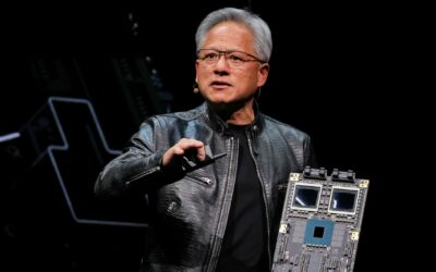 Nvidia stock up 25% in a month as stock closes in on new record