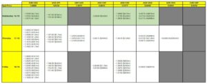 FX option expiries for 16 October 10am New York cut