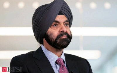 ‘India’s growth rate is among the shiniest parts in the world economy’: Ajay Banga, ET BFSI