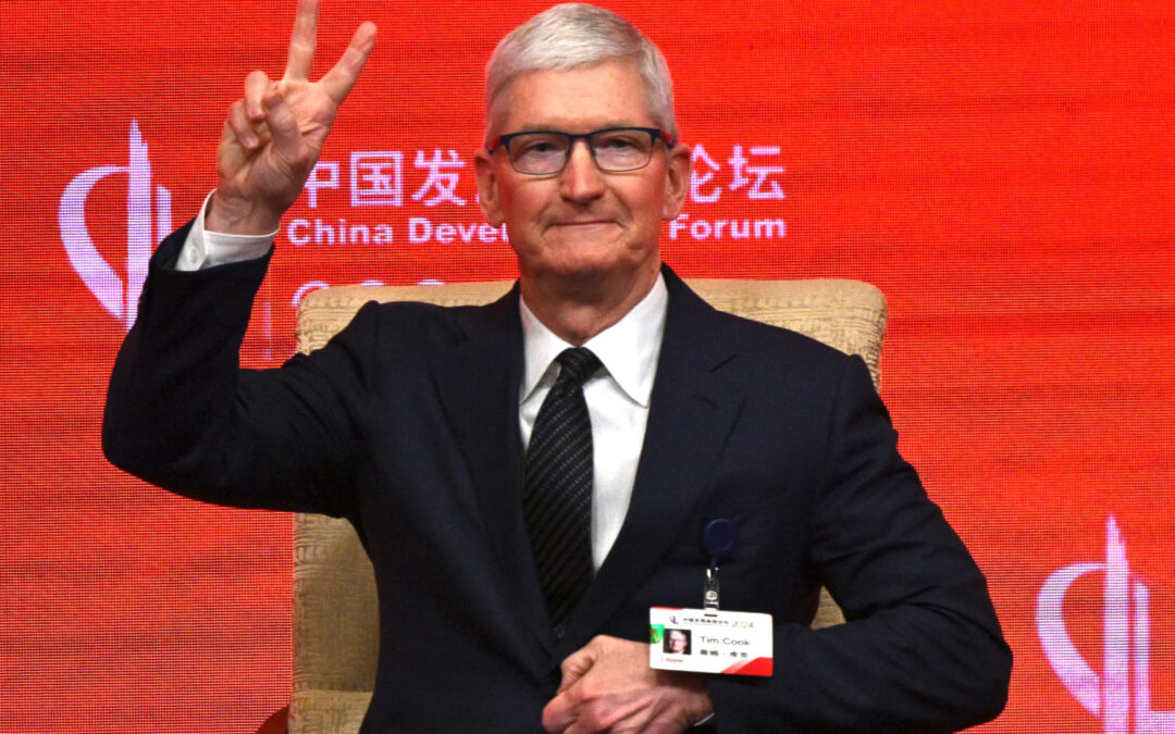 Tim Cook is likely visiting China to bolster support for Apple Intelligence, analysts say