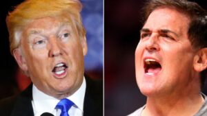 Trump seethes as Mark Cuban campaigns for Harris