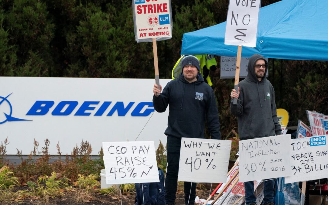 Boeing union backs sweetened contract offer that could end strike, sets vote for Monday