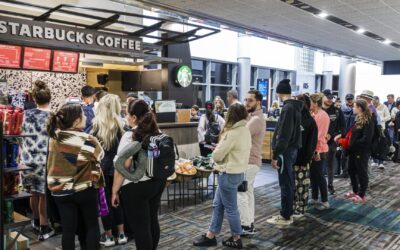 Can Starbucks fix long lines at its airport cafes?