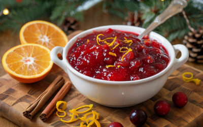 Fresh Cranberry Sauce With Orange & Cinnamon