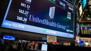 Health care stocks fall after Warren PBM bill Brian Thompson